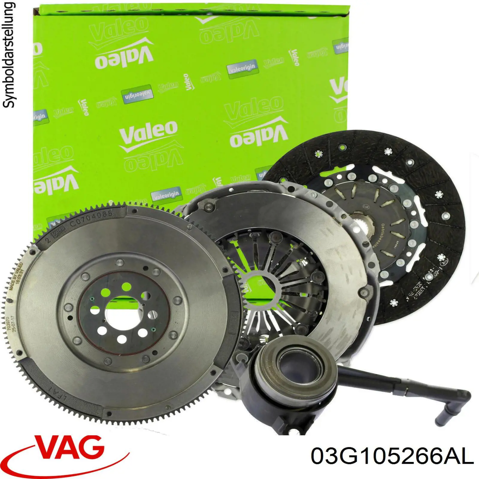 Купить 03G105266AL VAG Маховик с зубчатым ободом