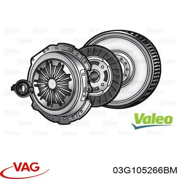 Купить 03G105266BM VAG Маховик с зубчатым ободом