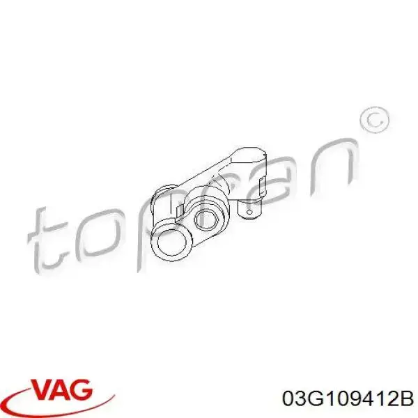 Коромысло клапана (рокер) выпускной 03G109412B VAG