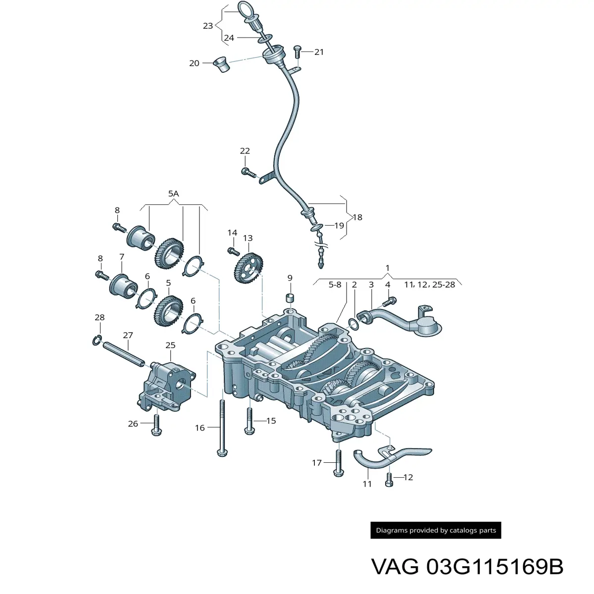  VAG 03G115169B цена, от 22.40 USD