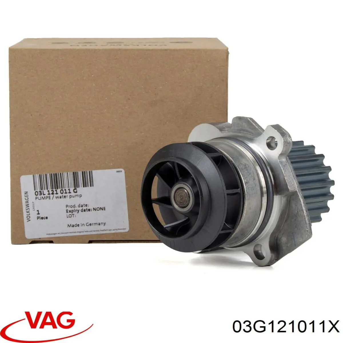Помпа охлаждения VAG 03G121011X цена, от 34.90 USD