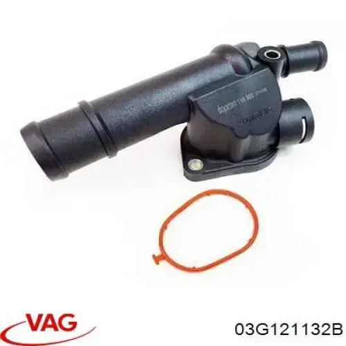 03G121132B VAG Тройник системы охлаждения