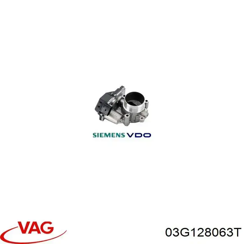 Дроссельная заслонка 03G128063T VAG