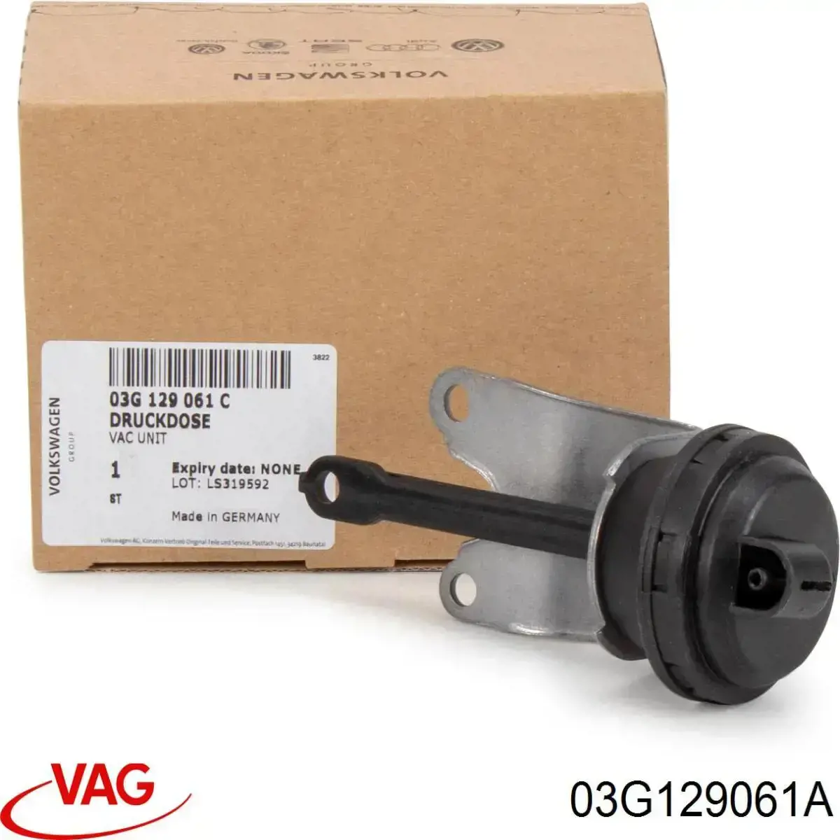 03G129061A VAG válvula (atuador de acionamento das comportas de tubo coletor de admissão)