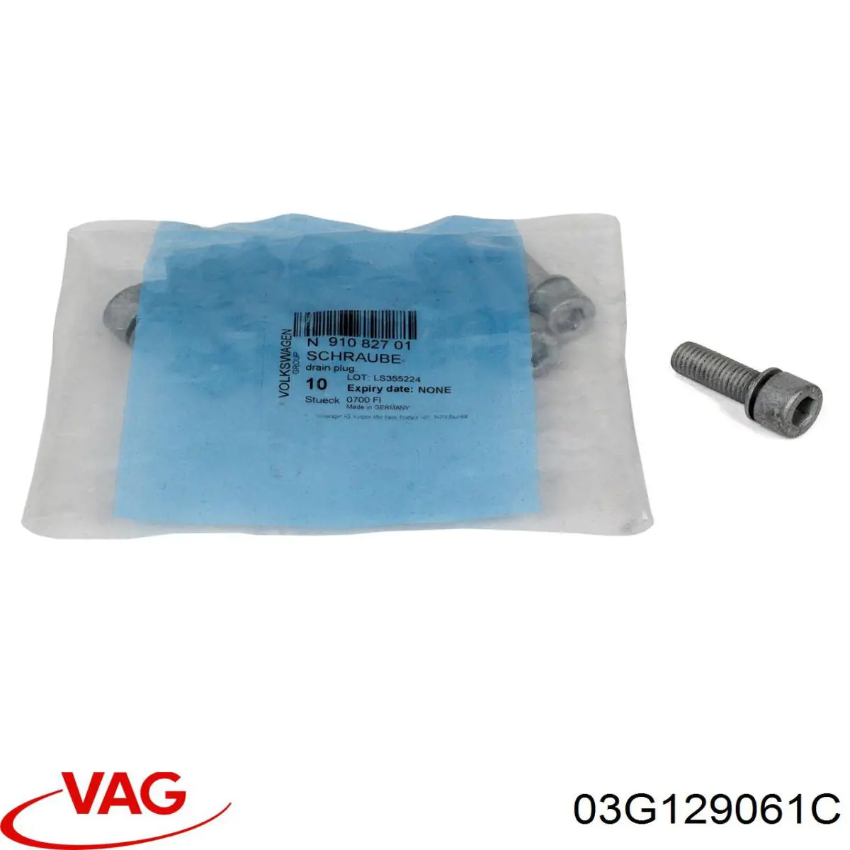Клапан управления заслонкой впускного коллектора VAG 03G129061C