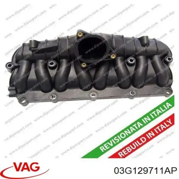03G129711AP VAG Colector de admisión original y equivalente