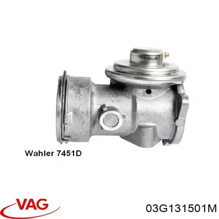 Клапан EGR, рециркуляции газов VAG 03G131501M