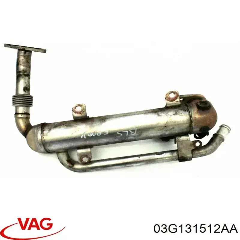 Радиатор системы EGR рециркуляции выхлопных газов VAG 03G131512AA цена, от 42.33 USD