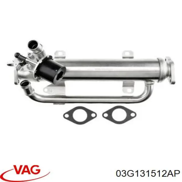 Радиатор системы EGR рециркуляции выхлопных газов VAG 03G131512AP цена, от 48.14 USD
