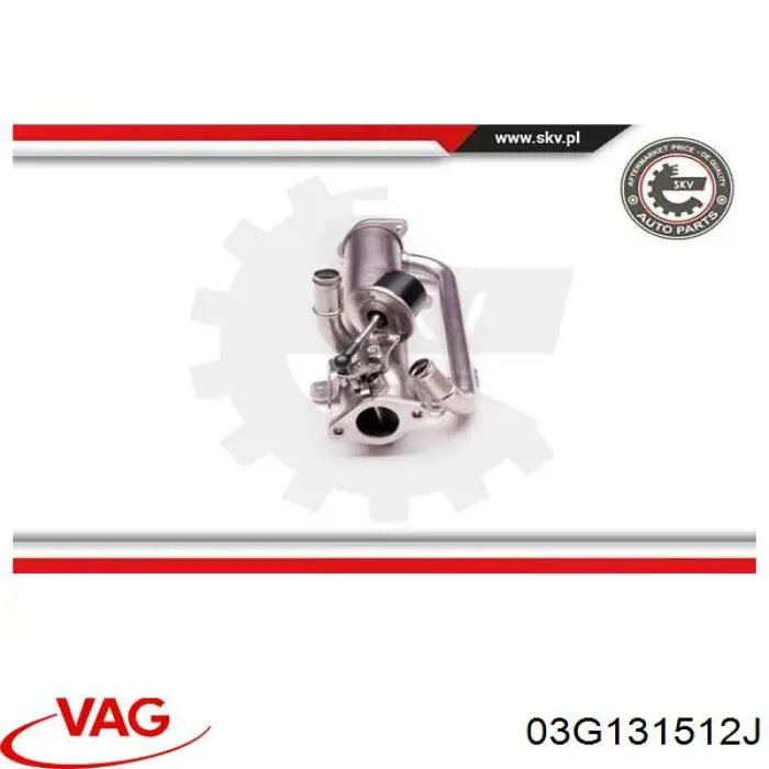 Радиатор системы EGR 03G131512J VAG