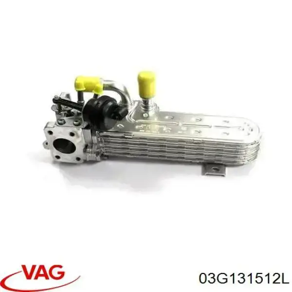 03G131512L VAG радиатор системы egr рециркуляции выхлопных газов