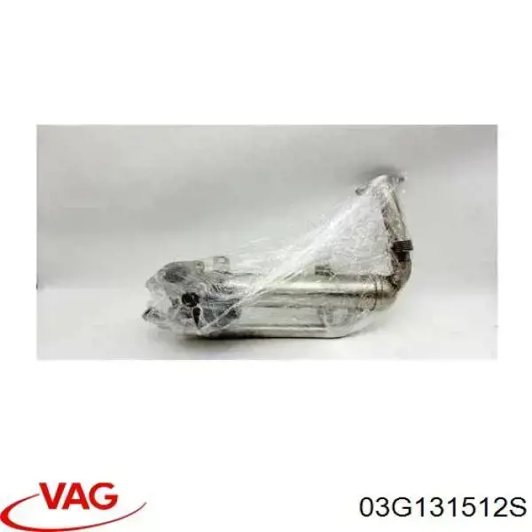 Радиатор системы EGR рециркуляции выхлопных газов VAG 03G131512S цена, от 25.42 USD