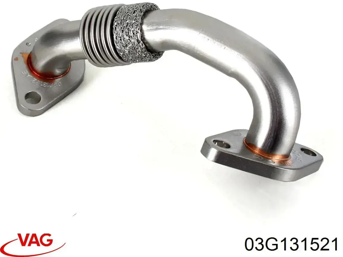 Купить 03G131521 VAG Шланг (патрубок) радиатор EGR, обратка