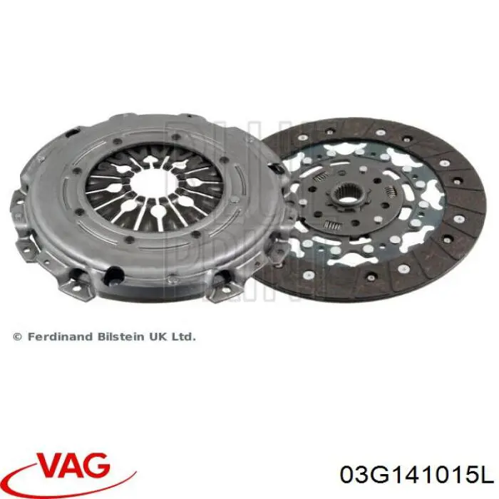 Купить 03G141015L VAG Комплект сцепления (диск, корзина, подшипник)