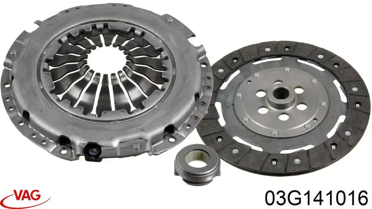 Комплект сцепления (3 части) VAG 03G141016 цена, от 162.15 USD