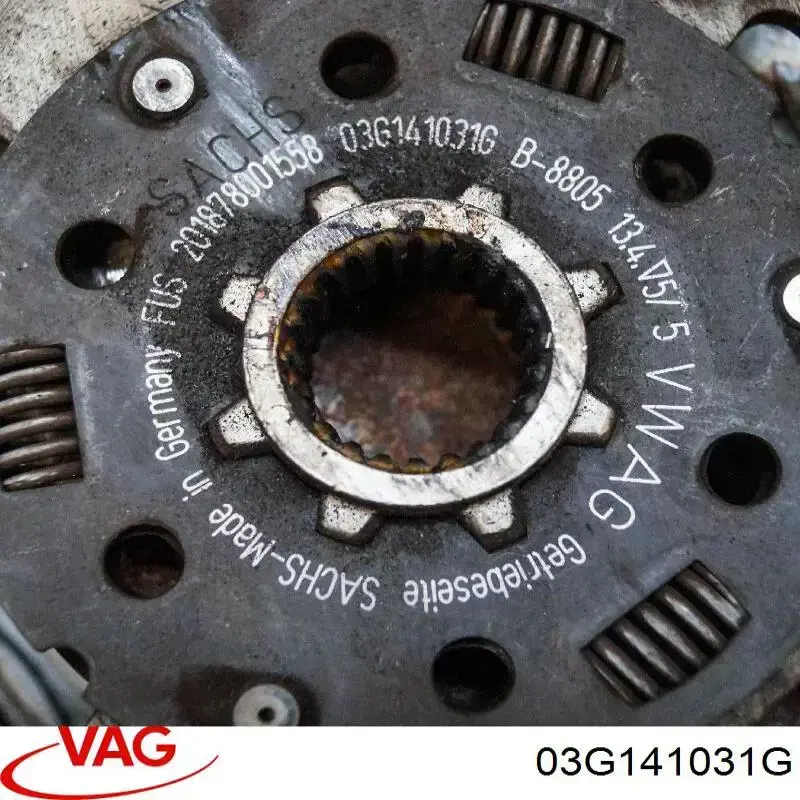 Диск сцепления 03G141031G VAG