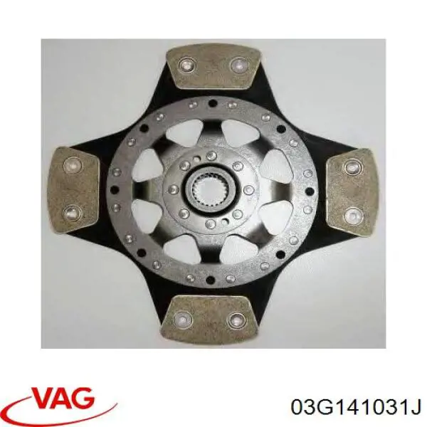 Диск сцепления VAG 03G141031J цена, от 73.27 USD
