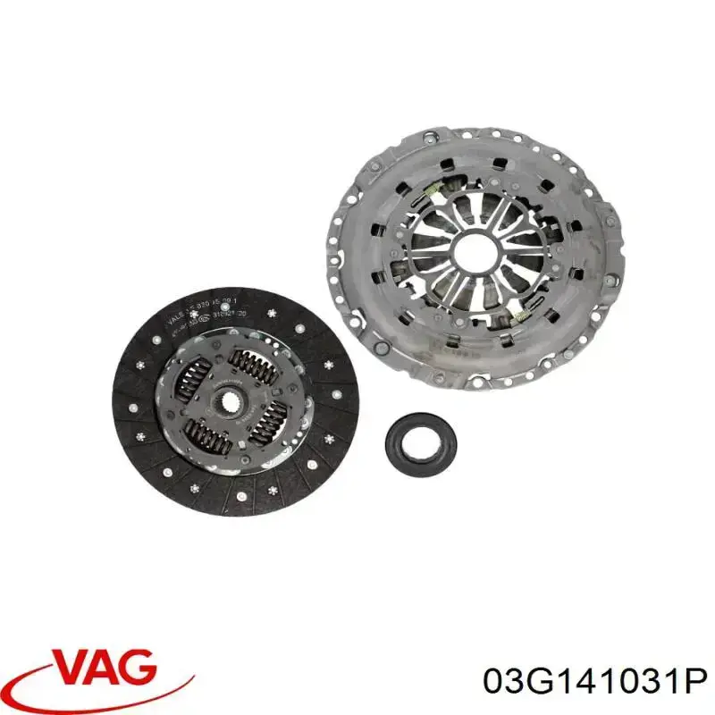 Купить 03G141031P VAG Диск сцепления