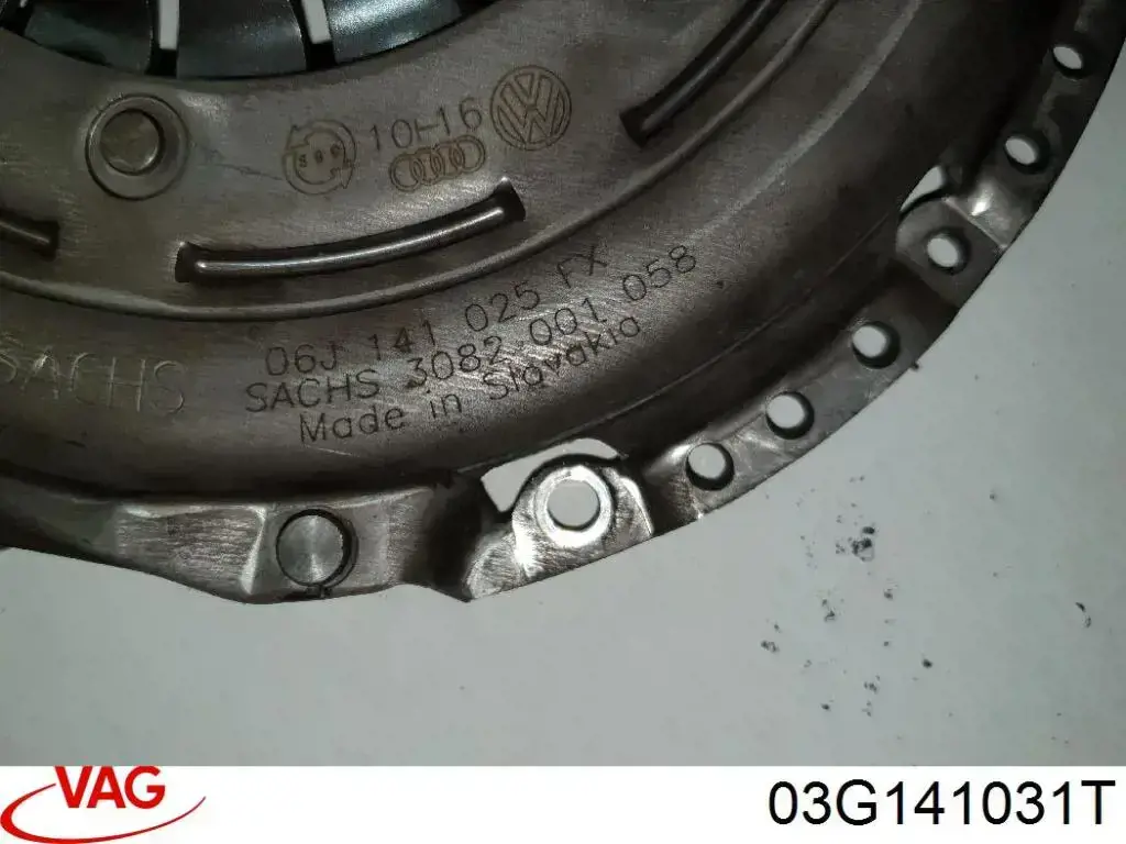 Диск сцепления VAG 03G141031T цена, от 59.60 USD