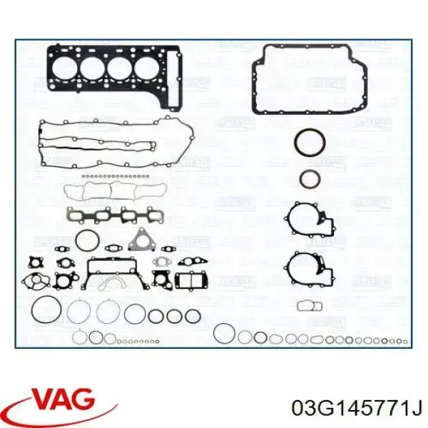 Трубка/шланг подачи масла к турбине VAG 03G145771J