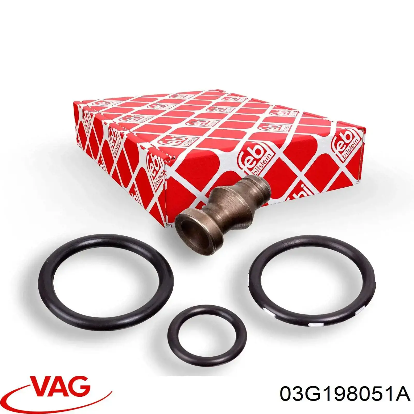 03G198051A VAG Anel (arruela) do injetor de ajuste