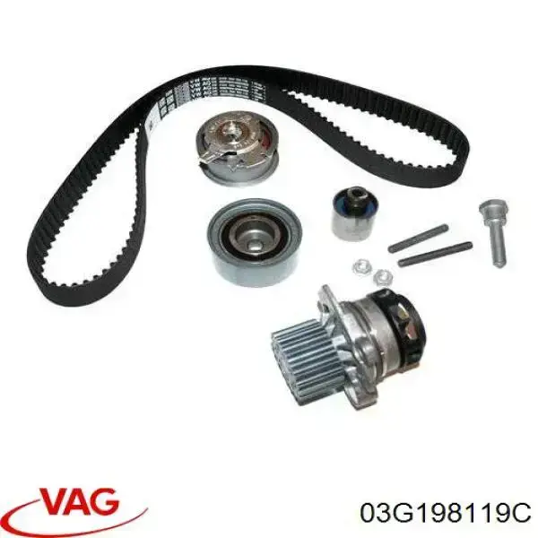 ГРМ ремни, комплект VAG 03G198119C цена, от 137.17 USD