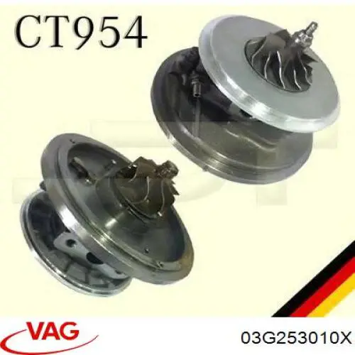Купить 03G253010X VAG Турбоком