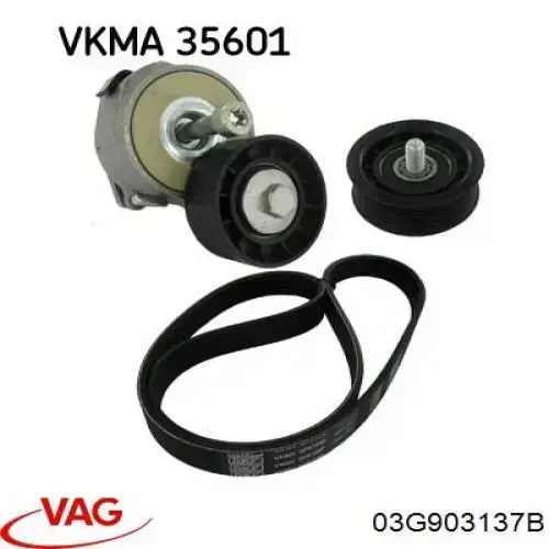 Ремень генератора 03G903137B VAG