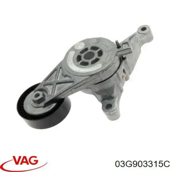 Tensor de correa poli V 03G903315C VAG