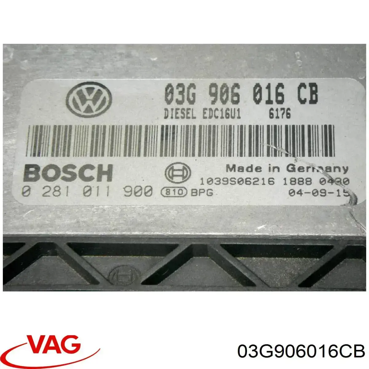 Блок управления двигателем 0281011900 VAG