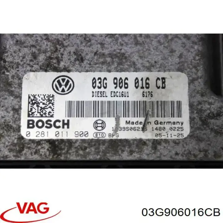Модуль управления двигателем VAG 0281011900