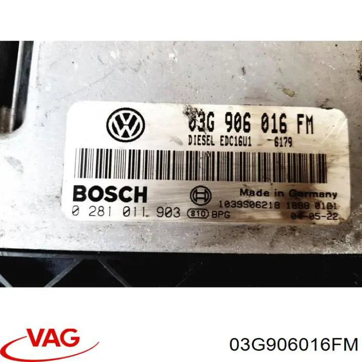 ЭБУ двигателем VAG 03G906016FM цена, от 64.61 USD