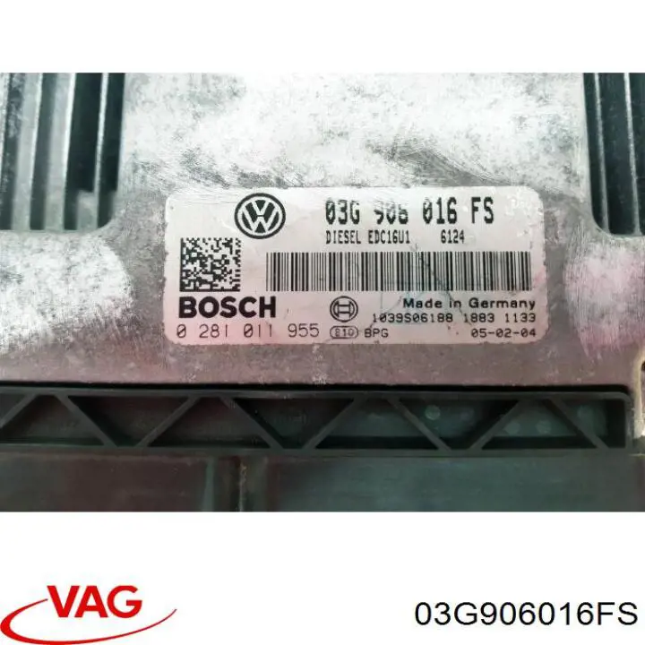Купить 03G906016FS VAG Электронный блок управления двигателем