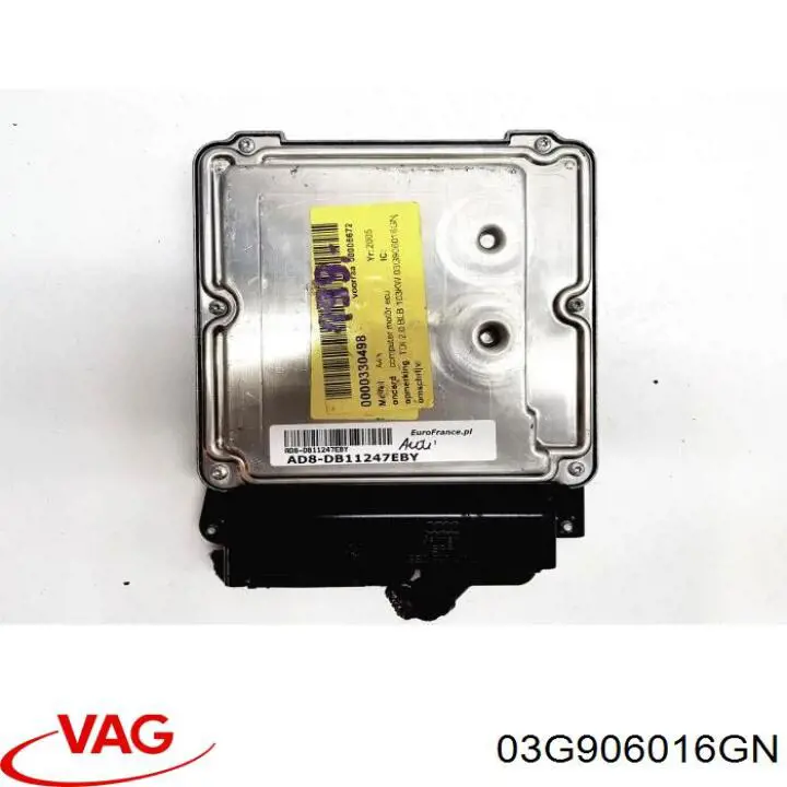 Блок управления двигателем 03G906016GN VAG