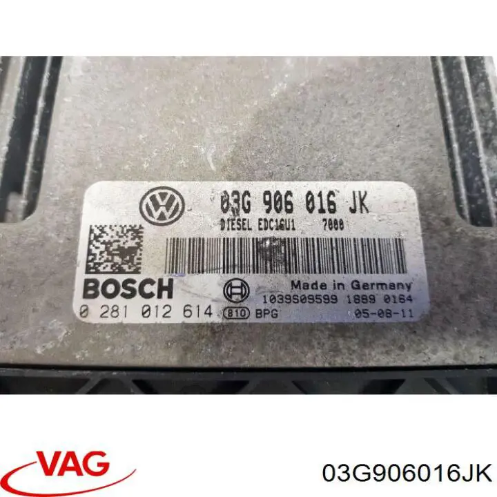 03G906016JK VAG Мозги двигателя