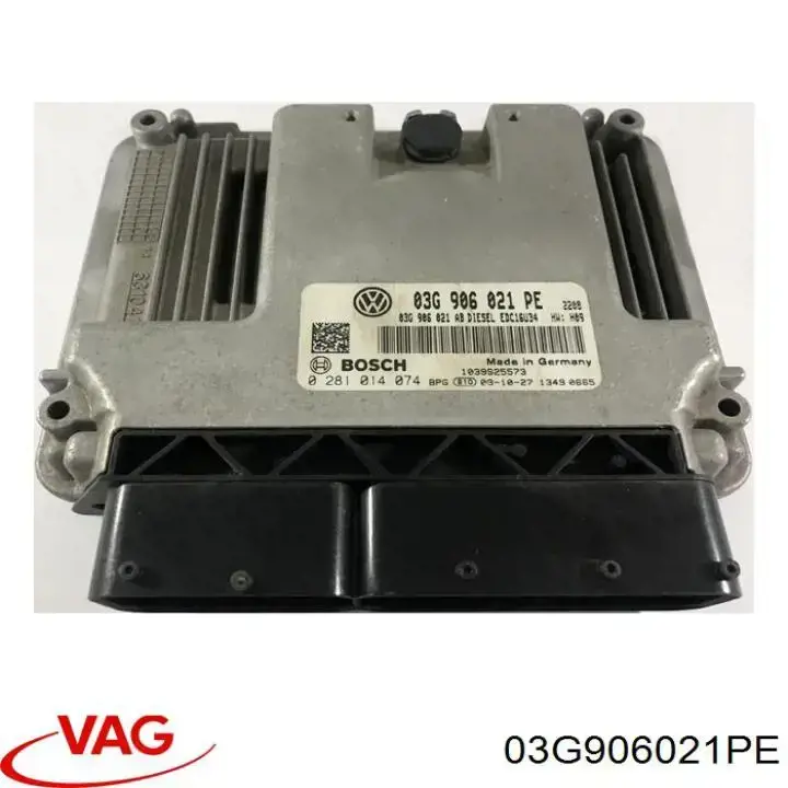 Блок управления двигателем 03G906021PE VAG