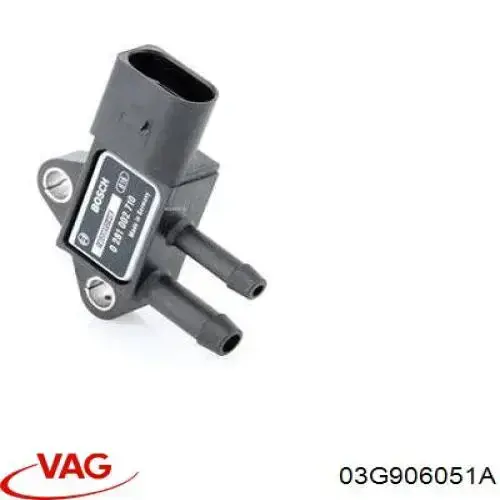 Купить 03G906051A VAG Датчик давления выхлопных газов