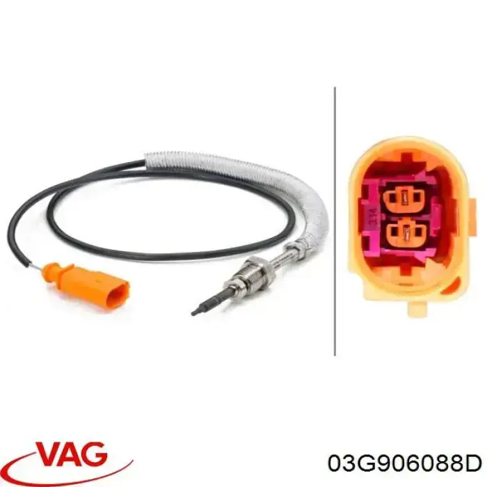 Датчик температуры выхлопных газов после сажевого фильтра VAG 03G906088D цена, от 12.67 USD