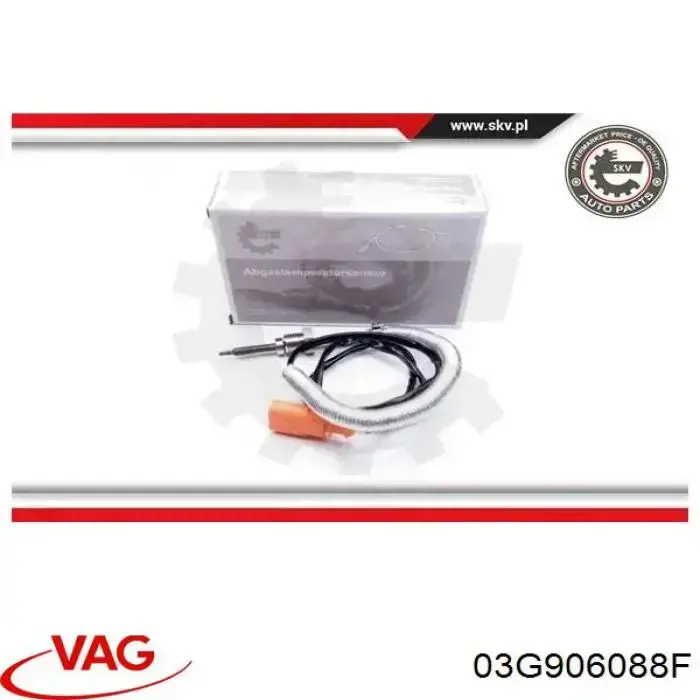 Датчик температуры отработавших газов после сажевого фильтра VAG 03G906088F