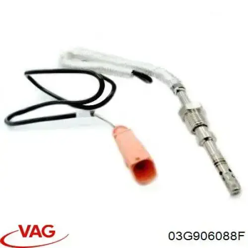 03G906088F VAG sensor de temperatura dos gases de escape (ge, depois de filtro de partículas diesel)