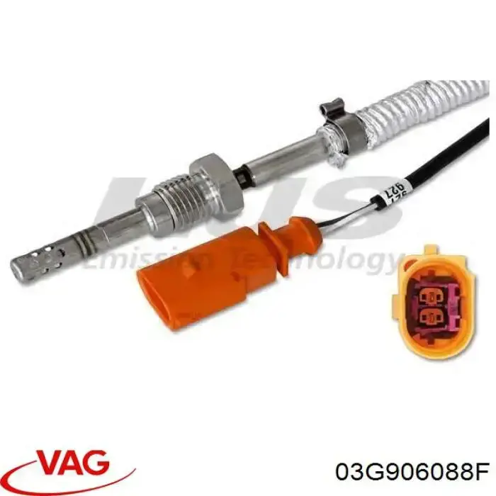 Купить 03G906088F VAG Датчик температуры отработавших газов (ОГ), после сажевого фильтра