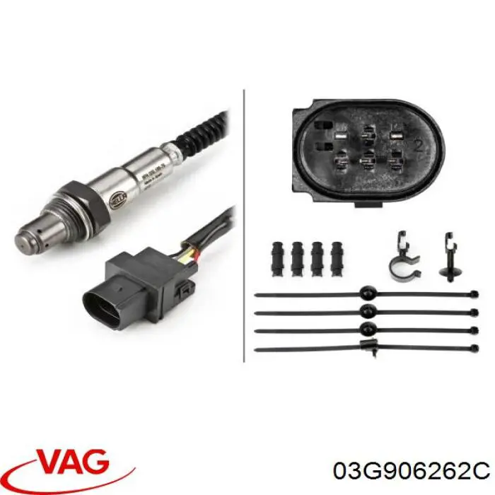 Лямбдазонд, датчик кислорода до катализатора VAG 03G906262C цена, от 14.01 USD