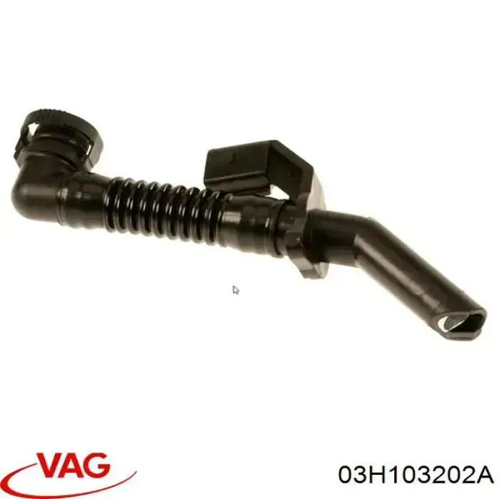 03H103202A VAG cano derivado de ventilação de cárter (de separador de óleo)