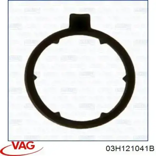 03H121041B VAG прокладка фланца (тройника системы охлаждения)