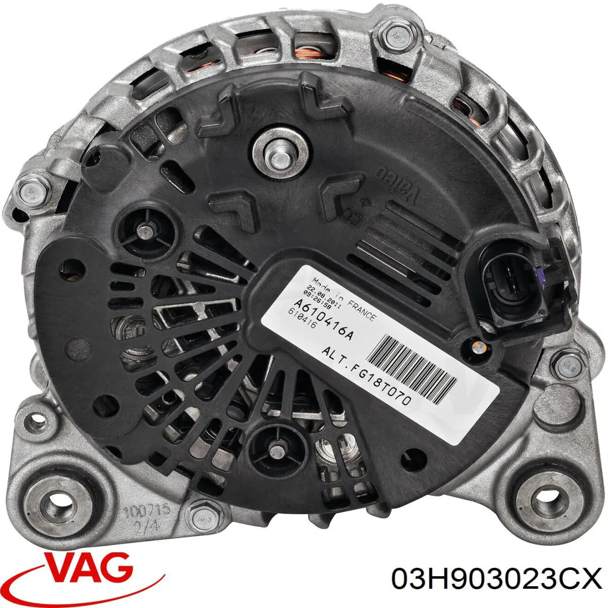 Автомобильный генератор VAG 03H903023CX цена, от 208.62 USD