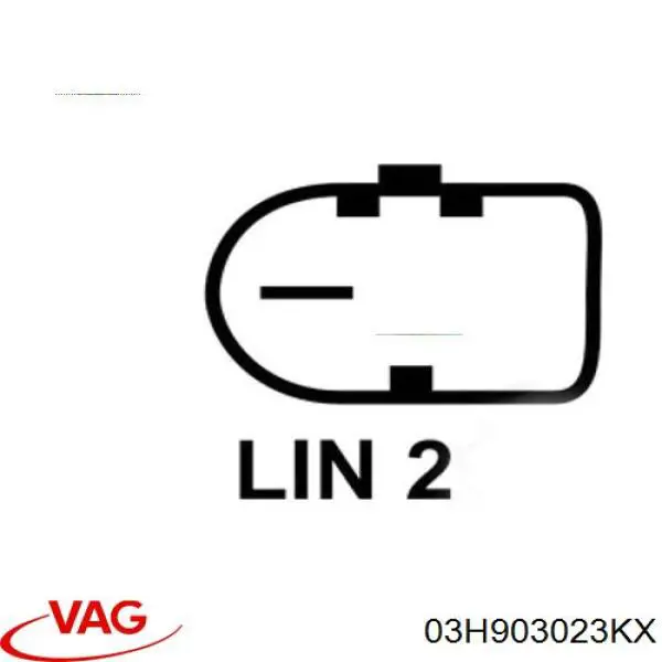 Автомобильный генератор VAG 03H903023KX цена, от 112.99 USD
