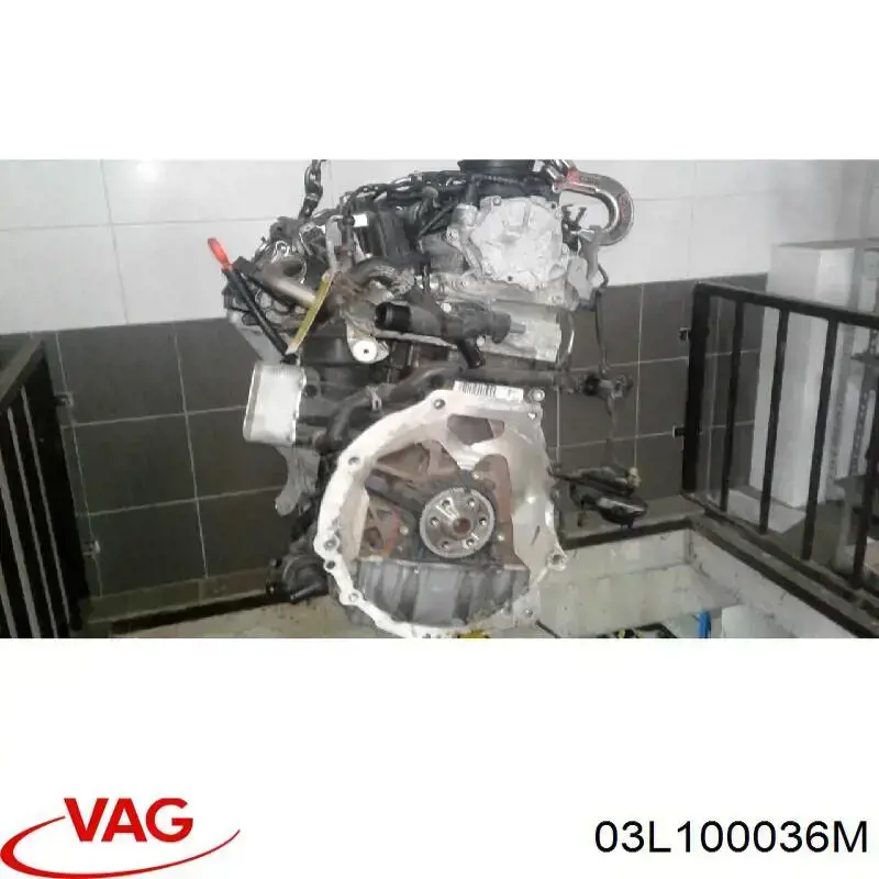 03L100036MX VAG двигатель в сборе