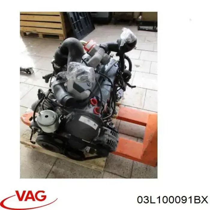 Двигатель 03L100091BX VAG