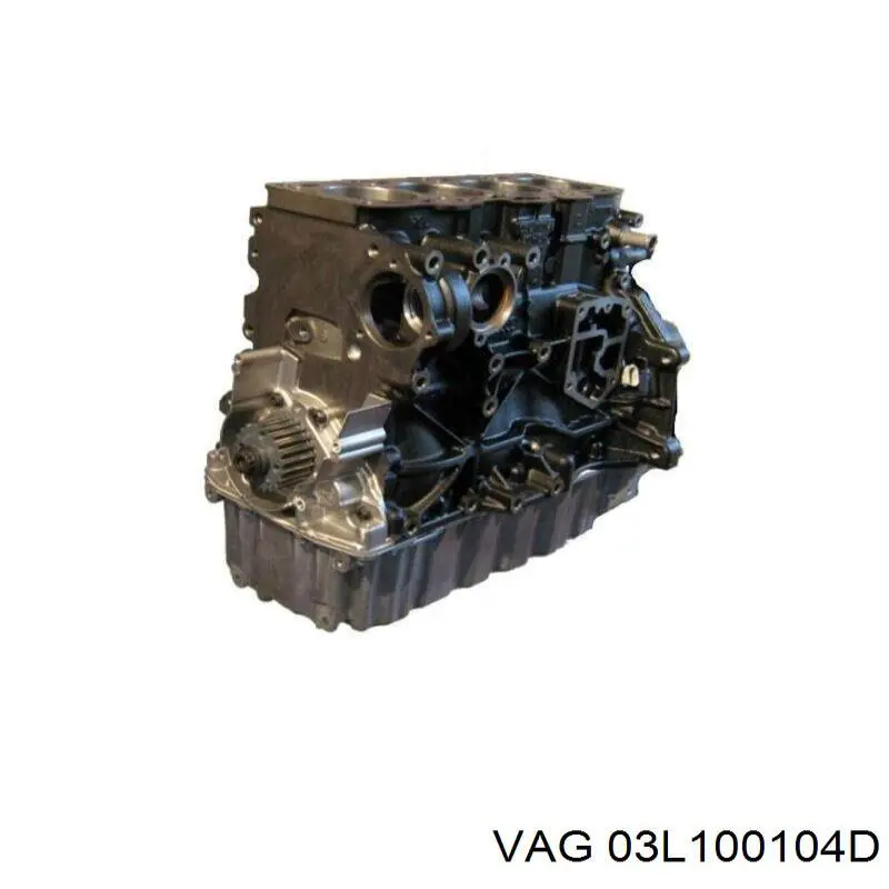 03L100104D VAG Блок цилиндров