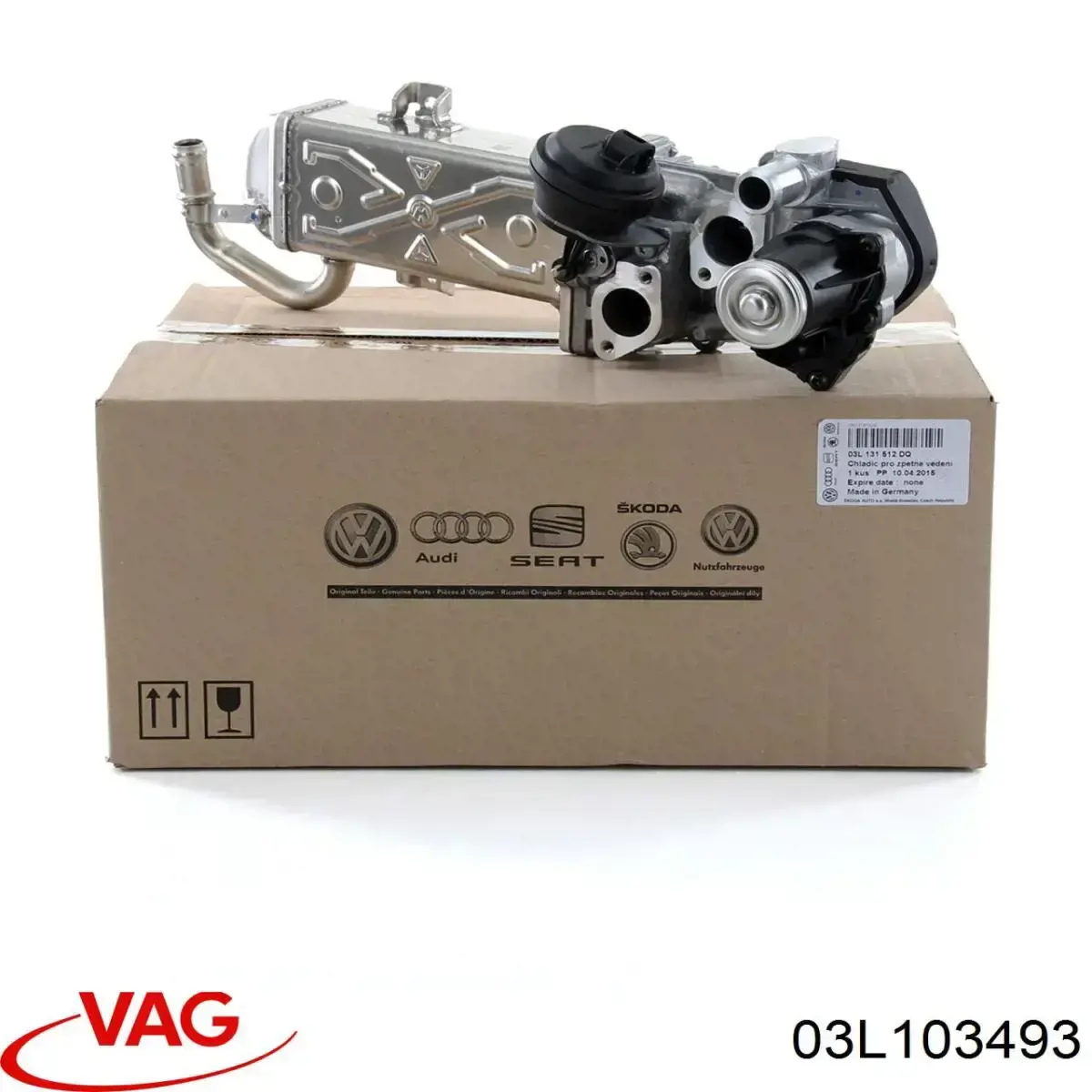 Купить 03L103493 VAG Трубка картера воздушная